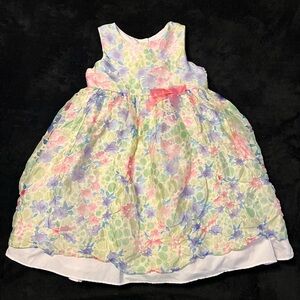 EUC Baby Girls George Floral Sleeveless Dress Size 3T